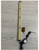 Resim Led Çakar Lamba Sarı-sarı 60 Cm Mercekli 