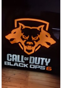 Resim Call Of Duty Black Ops 6 Tasarımlı Gece Lambası Çok Renkli 