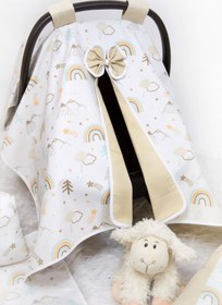 Resim Puset Ortusu Gokkusagi Bej 