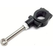 Resim Chuangyinshop Black Evrensel 20-23mm Motosiklet Yan Sehpa Uzantısı Ayak Pedalı Cruiser Chopper Touring Dirt Bike 