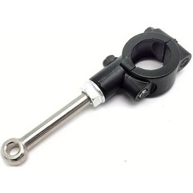 Resim Chuangyinshop Black Evrensel 20-23mm Motosiklet Yan Sehpa Uzantısı Ayak Pedalı Cruiser Chopper Touring Dirt Bike 