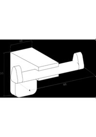 Resim Zethome F1 Serisi Paslanmaz Duvara Monte Bornoz Askılığı Gold Altın 
