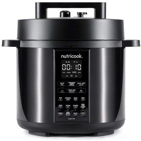Resim Smart Pot 9'u 1 Arada Elektrikli Düdüklü Tencere, Yavaş Pişirici, 6l Siyah 