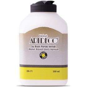 Resim Artdeco Vernik Su Bazlı Parlak 500 Ml 073l-01 