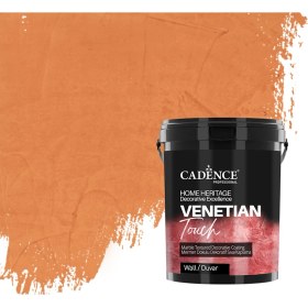 Resim Cadence Venetıan Touch Mermer Dokulu Dekoratif Sıva / Kaplama Vt-06 Bal Kabağı 250 ml 