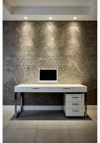 Resim İthal 16m2 Duvar Kağıdı 3boyutlu Düz Desen Simli Silinebilir Mavi 