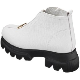 Resim 40 41 42 43 44 Numara Kadın Bot Ve Çizme Beyaz Deri 