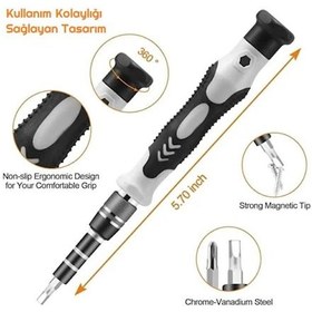 Resim Sepetinegelsin 115 Parça Elektronikçi Tornavida Seti 