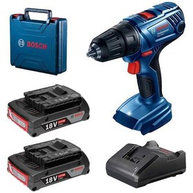 Resim Bosch Professional GSR 180-lı 2x18V 2.0AH Çift Akülü Delme Vidalama Makinesi + Bosch Gelişmiş El Aleti Seti 52 Parça + Bosch Termos Çanta 11 Litre Kombo Usta Seti 