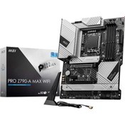Resim MSI PRO Z790-A MAX WiFi DDR5 7800MHz 1xHDMI 1xDP 4xM.2 USB 3.2 ATX 1700P (12./13. ve 14. Nesil İşlemci Uyumlu) Anakart 