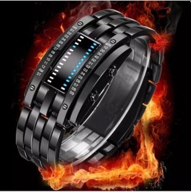 Resim Skmei Led Işıklı Tasarım Kol Saati 145780466 