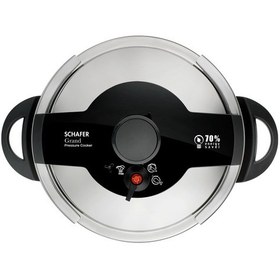 Resim Schafer Grand Düdüklü Tencere 12 L-siyah Siyah 