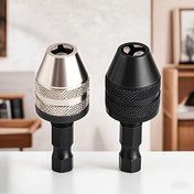 Resim Hızlı Değiştirilebilir Altıgen Saplı Matkap Mandreni, 0.3-3.6mm, Üçlü Çene Kendi Kendini Merkezleyen, Metal Yapı - Elektrikli Matkaplar & Taşlama Makineleri için İdeal 