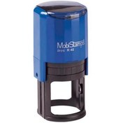 Resim Mobi Stamps Yuvarlak Kaşe Printer Otomatik 40 MM Kırmızı-Mavi-Siyah R40 