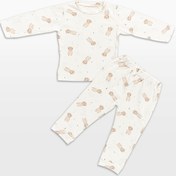 Resim babynup Tavşan Desenli Bebek Pijama Takım 