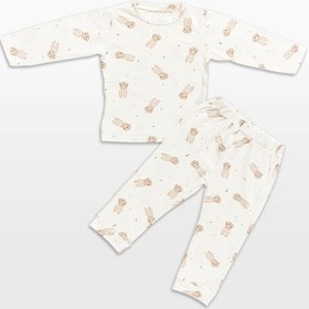 Resim babynup Tavşan Desenli Bebek Pijama Takım 
