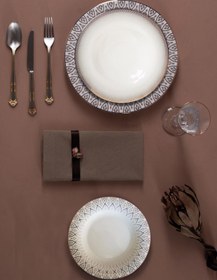 Resim Porland Sweet Romantic 60 Parça 12 Kişilik Yemek Takımı 