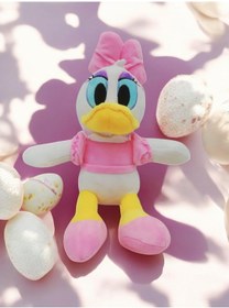 Resim İthal Soft Kumaş Xl Boy Donald Duck & Daisy Duck Peluş Oyuncak Uyku & Oyun Arkadaşı Çeşitleri 60 Cm. Pembe 