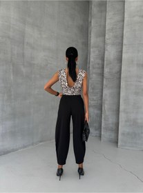 Resim ANKA BOUTIQUE SCUBA krep kumaş şalvar model balon pantolon 