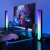 Resim Akıllı RGB Işık Şeridi Seti 1/2 Adet, 180° LED Ortam Oyun Işıkları, 16 Milyon Renkle Ayarlanabilir, DIY Özelleştirme, Uygulama Kontrollü Akıllı Telefon USB Alıcı, Müzik Senkronizasyonu, PC, TV ve Oda için Masaüstü RGB Aydınlatma için Uygun, Pil Gerektirmez, Usb Güçlü Ortam Işıkları. 