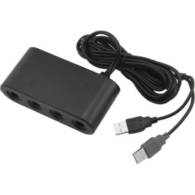 Resim Spibicyy Gamecubes Controller Için 3'ü 1 Arada Kontrolcü Adaptörü Ngc'den Wii U Switch'e 4 Port Adaptörü USB Dönüştürücü Turbo Desteği (Yurt Dışından) 