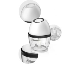 Resim Şarjlı Mini Doğrayıcı 450 ml Kablosuz Sebze Doğrayıcı 