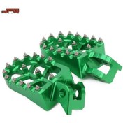 Resim Cloudstore Jfg Racıng Cnc Alüminyum Off-road Dirt Bike Ayaklıkları Yeşil Dayanıklı Kaymaz Tasarım 