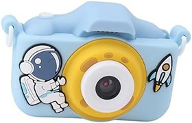 Resim Akozon Dahili Pil, HD Çift Lens, 2 inç Ekran, Selfie, Video, Oyunlar Ile X9 Astronot Çocuk Kamerası - Çocuklar Için Istma/Doğum Günü Hediyesi (BLUE) 