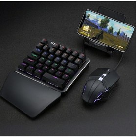 Resim Jopus Sorcerer Gaming Set Klavye Ve Mouse Fare Seti Pubg Oyun Seti Siyah 