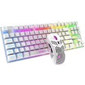 Resim Ziyou Lang T2 RGB 88 Tuş Oyuncu Mekanik Klavye Mouse Set 
