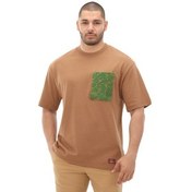 Resim Timberland Ss Embroidered Pocket Tee Erkek T-Shirt Kahve 