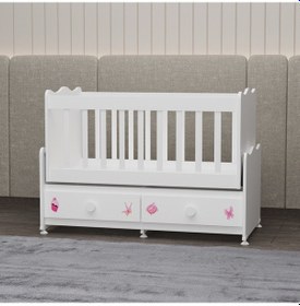 Resim Garaj Home Elegant 60x120 Beşik - Prenses Beyaz 