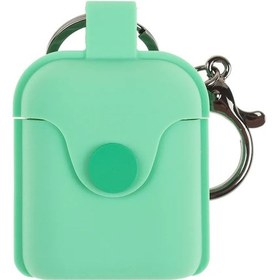 Resim Nettech Airpods Uyumlu Key Craft Seri Arka Koruma Kılıf - Yeşil Yeşil 