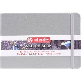 Resim Talens Sketchbook Sert Kapak Eskiz Çizim Defteri 15x21 Cm. Gümüş 