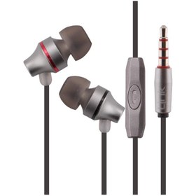 Resim Linktech H20 Mikrofonlu Metal Kulak Içi Kablolu Kulaklık 3.5mm 