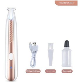 Resim Su Geçirmez Evcil Hayvan Elektrikli Tıraş Makinesi Kısmi Düzeltici - Standart 