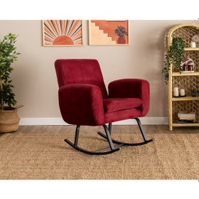 Resim Pafu Kono Tv / Dinlenme / Baba / Emzirme Koltuğu Sallanan Sandalye - Bordo 
