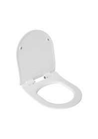 Resim Serel Sapphire Kanalsız Asma Klozet Sp26 + Blaze Slim Yavaş Kapanan Kapak 2'li Set Beyaz 