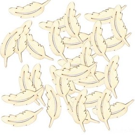 Resim Reedark "25 Adet El Yapımı Ahşap Tüy Dekor - Kişiye Özel Albüm Süsleme" Ahşap Rengi Çok Renkli 