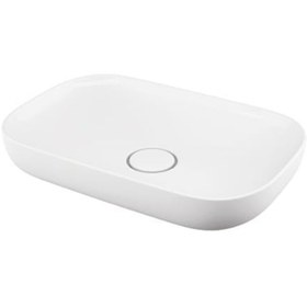 Resim Lapino Premium 60 CM Tezgah Üstü Lavabo Beyaz 