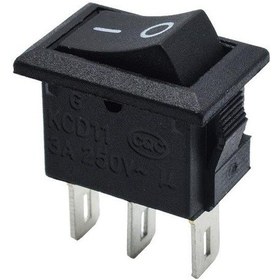 Resim Kcd11 3-Pin Mini On-Off Anahtar - Siyah 