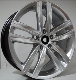 Resim SLK 7.5 X 18 -1551 5x112 Et45 57.1 Hyper Sılver Xl-Volkswagen Seat Skoda Uyumlu 4 Adet 