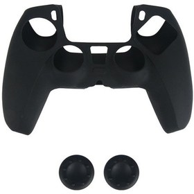Resim Suntek Ps5 Yumuşak Silikon Kılıf Koruyucu Denetleyici Siyah 