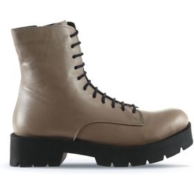 Resim Bueno Shoes Gri Deri Kadın Düz Bot 01wt2501 