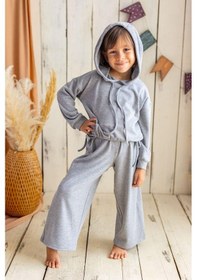 Resim Oliven The Kid Oliventhekid Gri Kız Triko Pantolon Griy Gri 