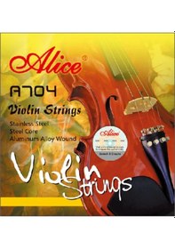 Resim A704 ALİCE KEMAN TELİ ALÜMİNYUM ALAŞIMLI 4/4 