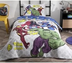 Resim Özdilek Avengers Team Tek Kişilik Lisanslı Kapitone Çocuk Nevresim 