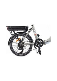 Resim Alba Fold E Premium Katlanır Elektrikli Bisiklet Şampanya Lcd Gösterge 13ah Batarya 