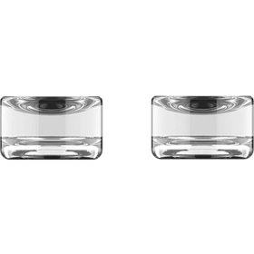 Resim Elmpaly High One Ps5 Ps4 Xbox Çift Kumanda Kapağı - Beyaz Siyah Yedek Analog Kol Çubuk 