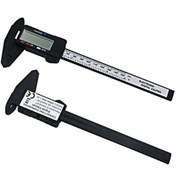 Resim Bass 150 Mm Dijital Kumpas Elektronik Fiber Karbon Kaplı Plastik 